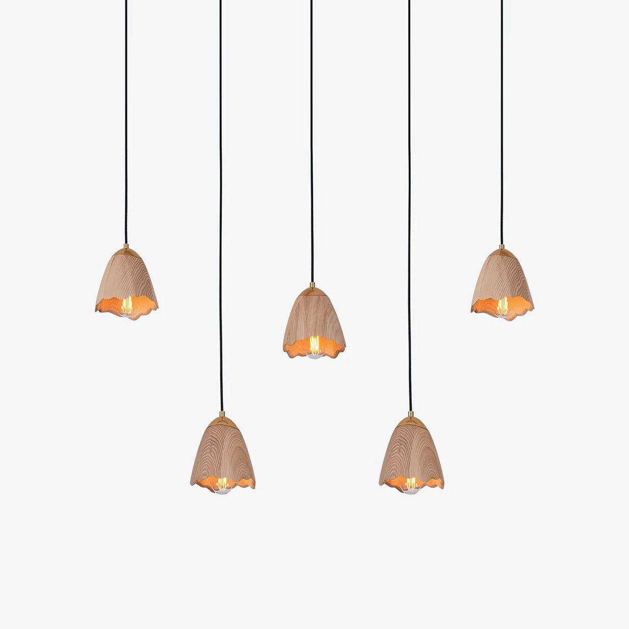Ilvenel Suspension Moderne Minimaliste en Bois