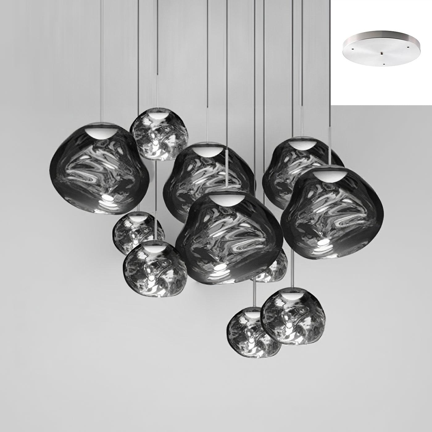 Milo Suspension Soufflé Cluster Irrégulier Sculptural