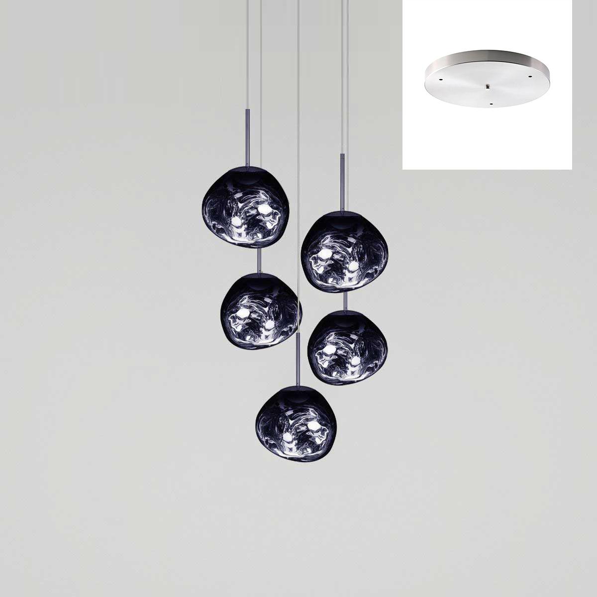 Milo Suspension Soufflé Cluster Irrégulier Sculptural