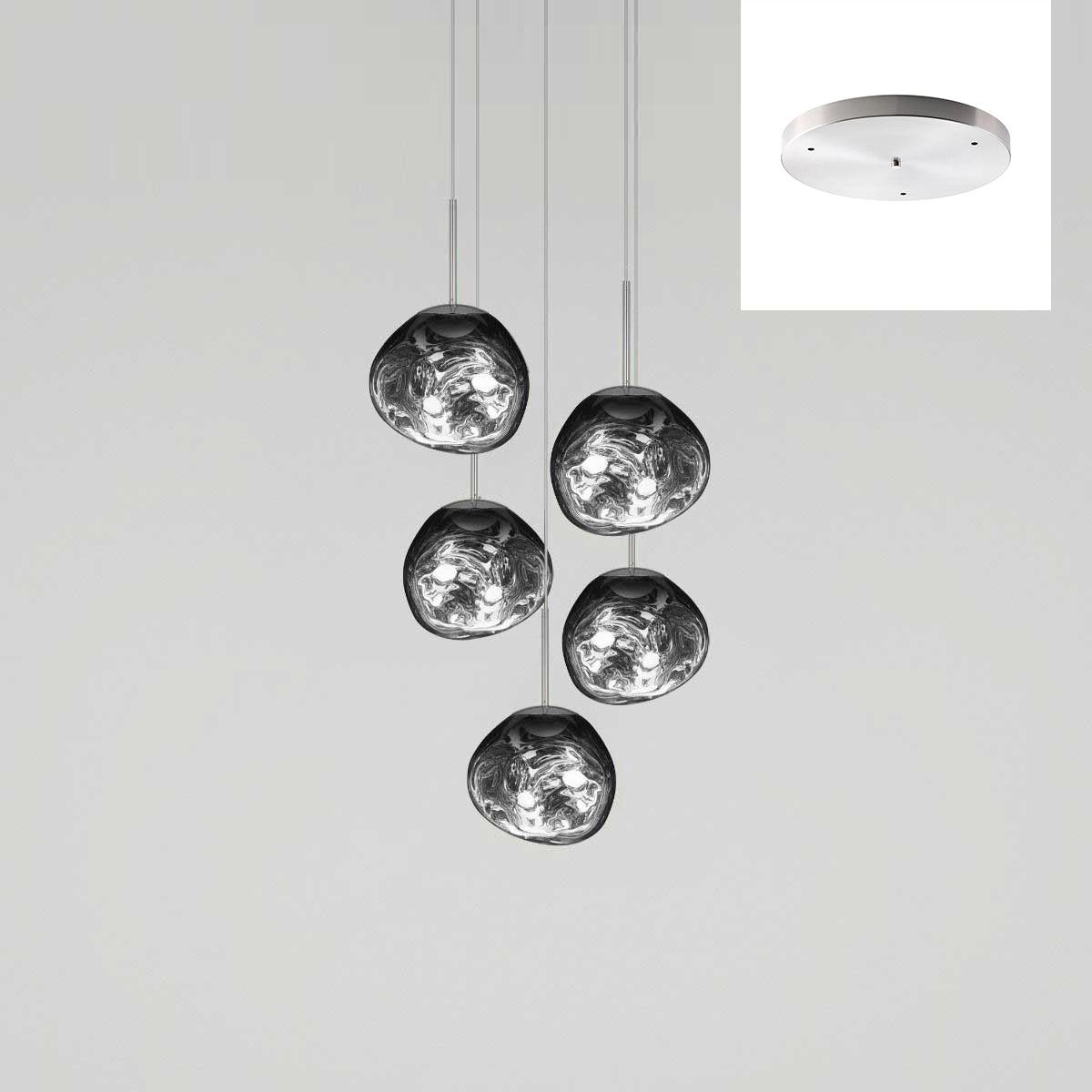 Milo Suspension Soufflé Cluster Irrégulier Sculptural