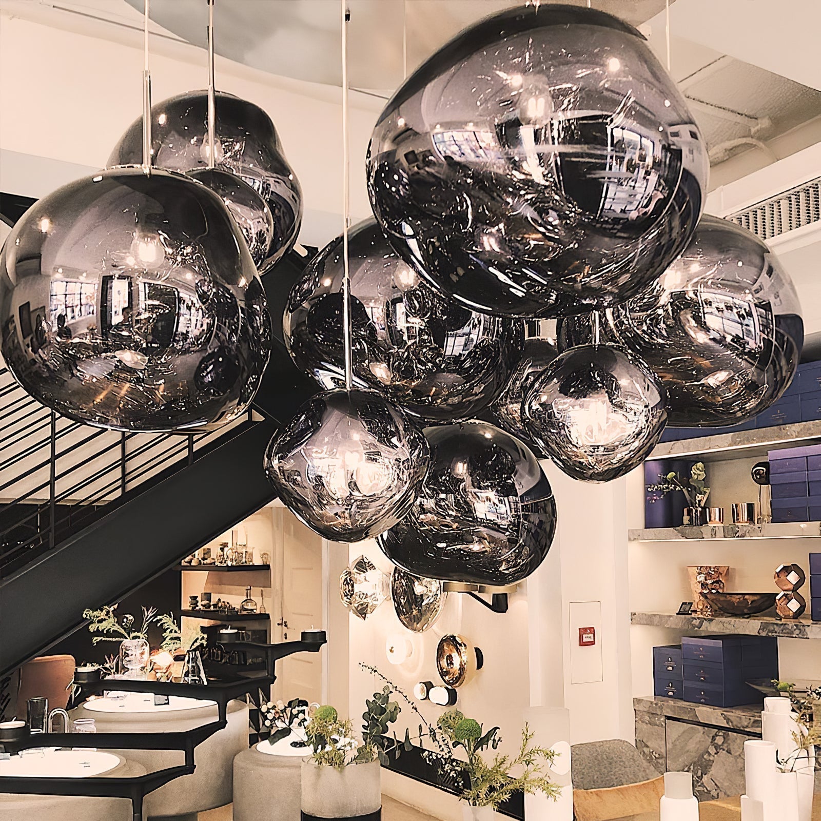 Milo Suspension Soufflé Cluster Irrégulier Sculptural