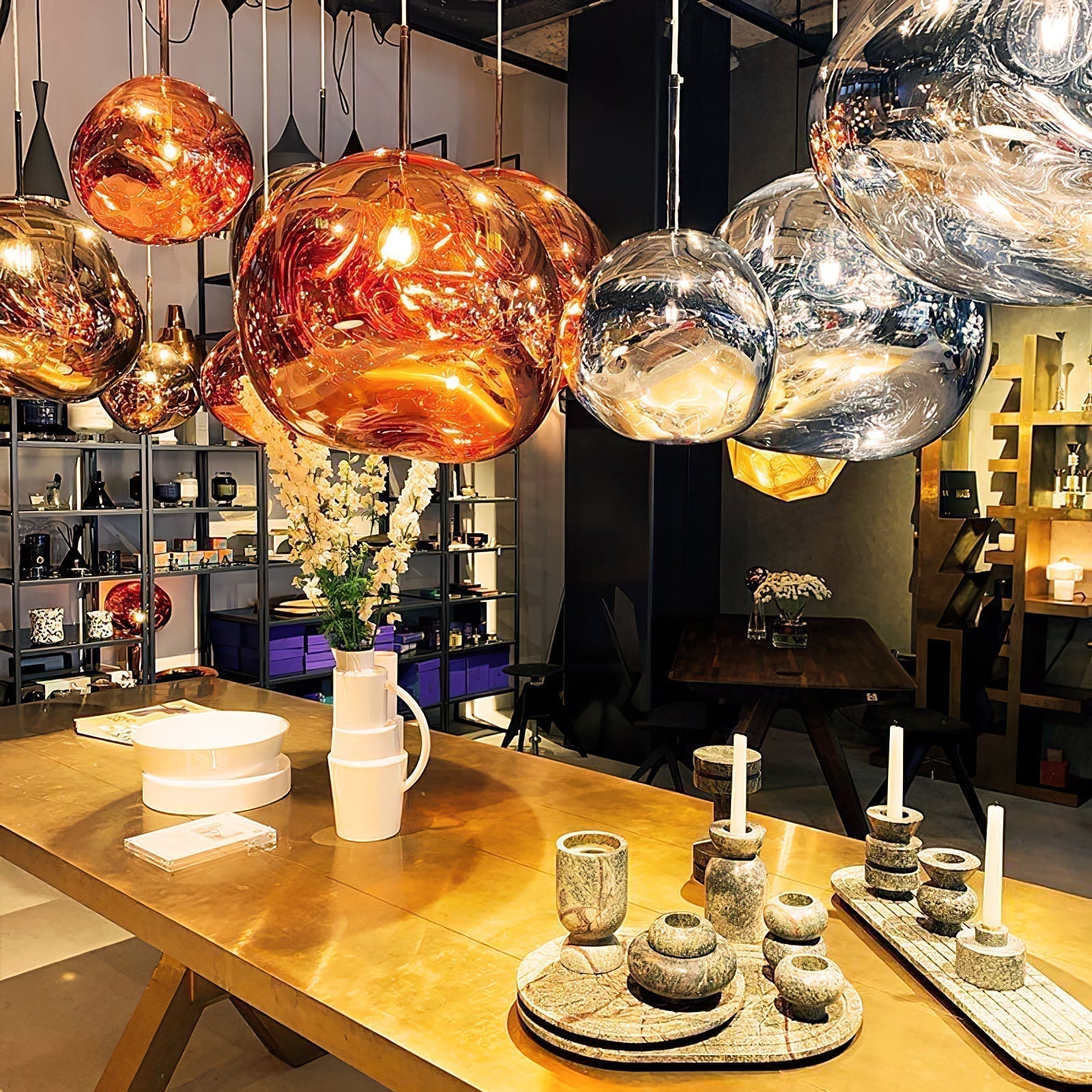 Milo Suspension Soufflé Cluster Irrégulier Sculptural