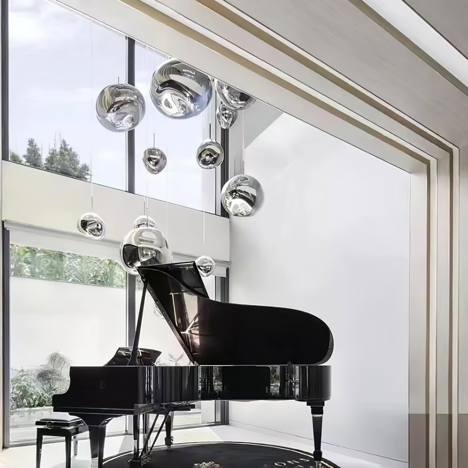 Milo Suspension Soufflé Cluster Irrégulier Sculptural