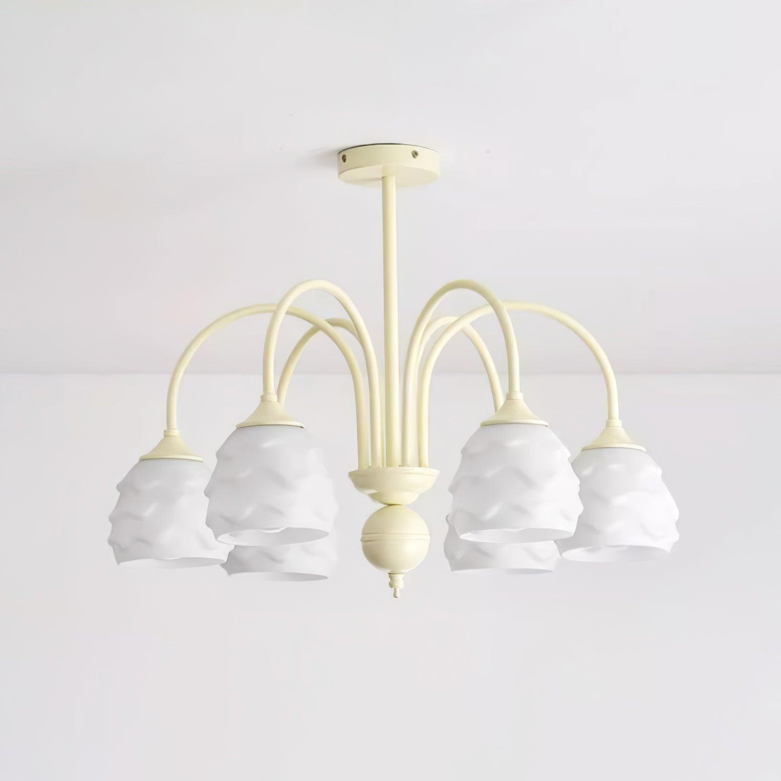 Lustra Lustre Crème Glacée Fondante Verre Lacté
