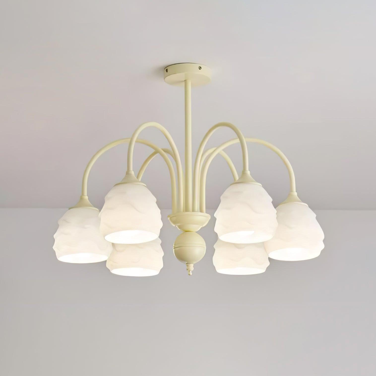 Lustra Lustre Crème Glacée Fondante Verre Lacté