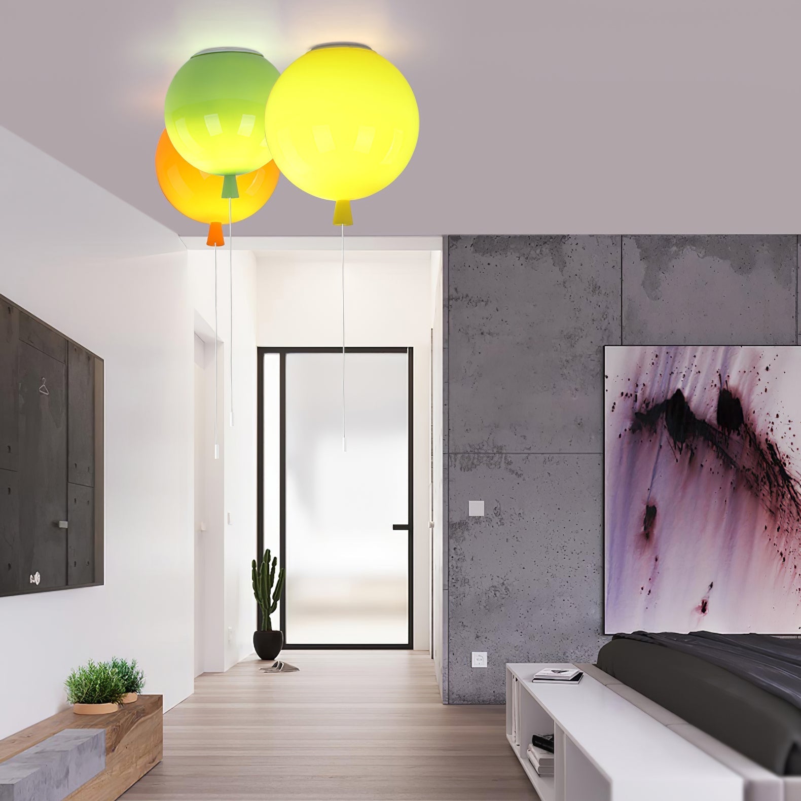Solara Suspension Forme Ballon Ludique Fantaisiste