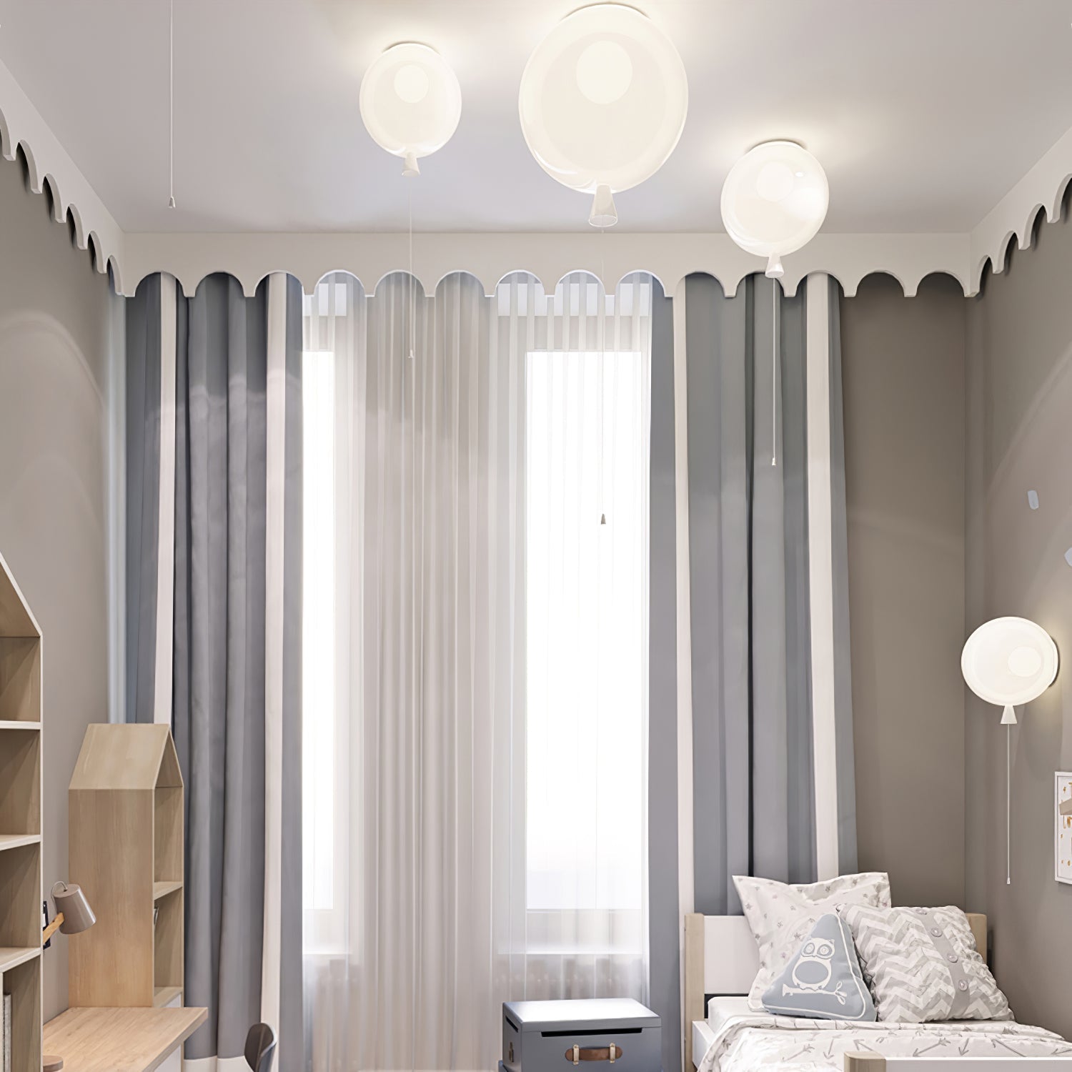 Solara Suspension Forme Ballon Ludique Fantaisiste