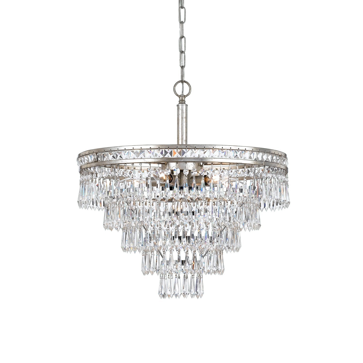 Eurvaryra Lustre Métal Cristal Luxe Postmoderne