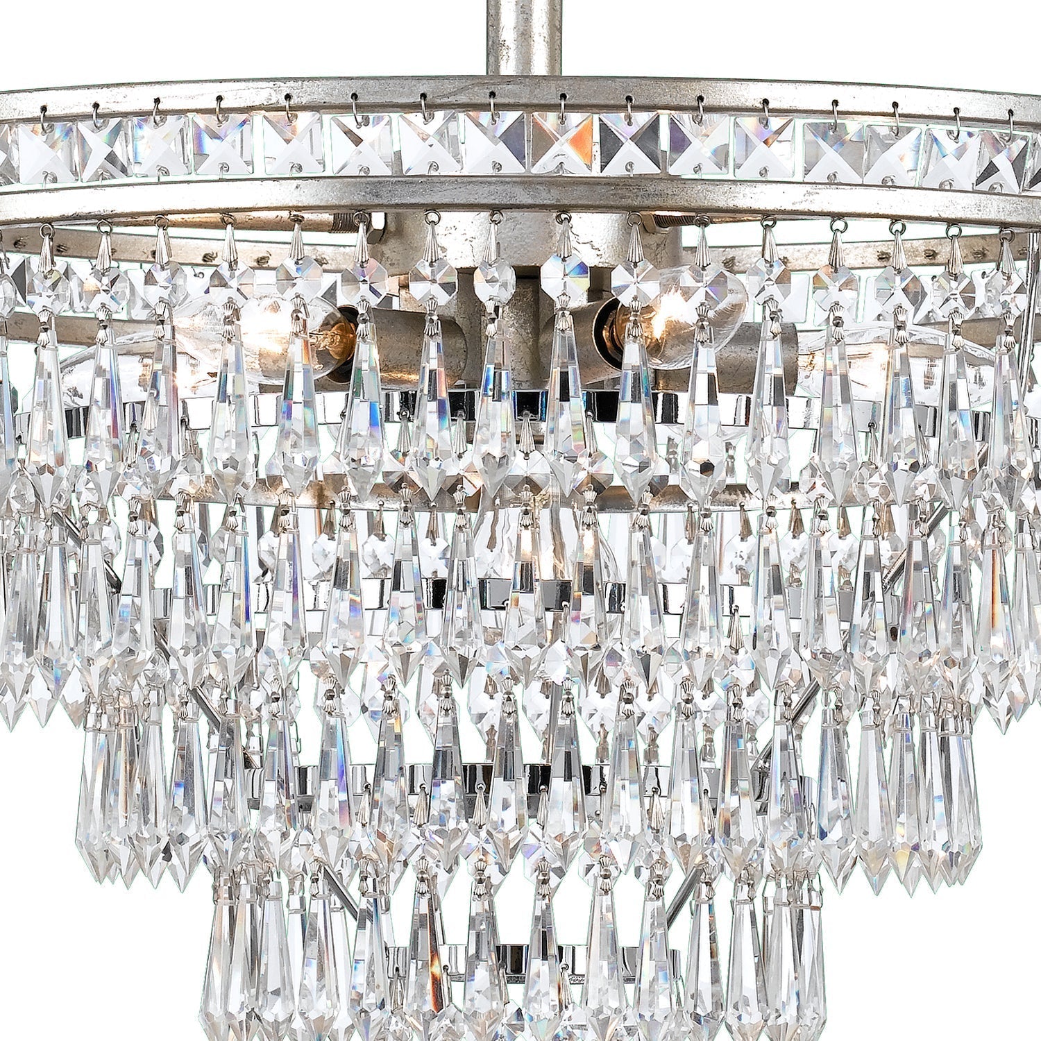 Eurvaryra Lustre Métal Cristal Luxe Postmoderne