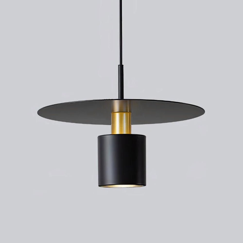 Solara Lampe suspendue cylindrique à disque industriel