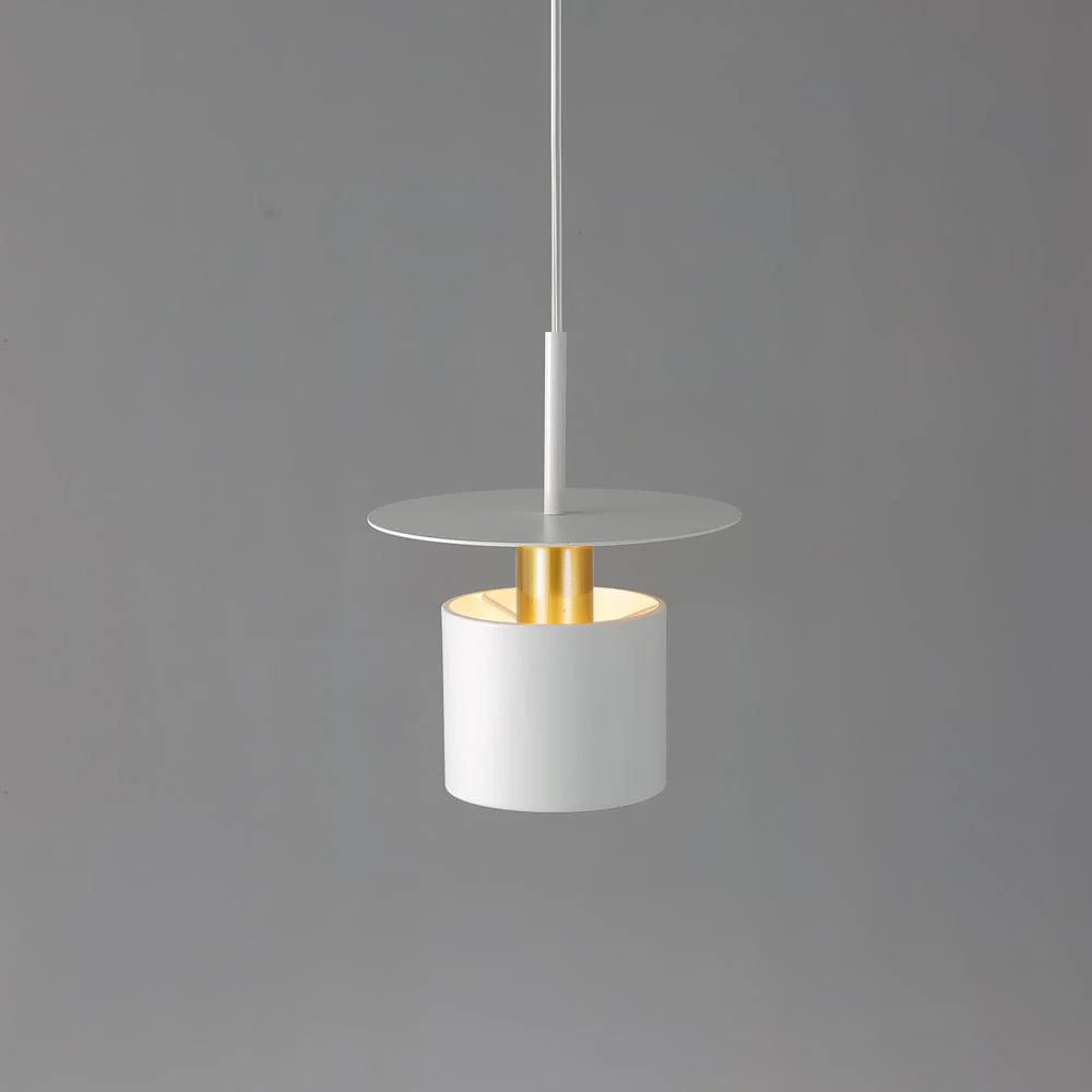 Solara Lampe suspendue cylindrique à disque industriel