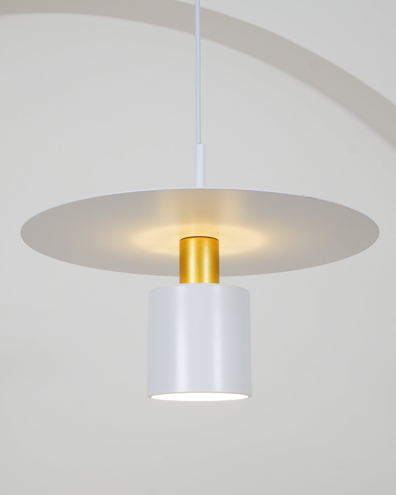 Solara Lampe suspendue cylindrique à disque industriel