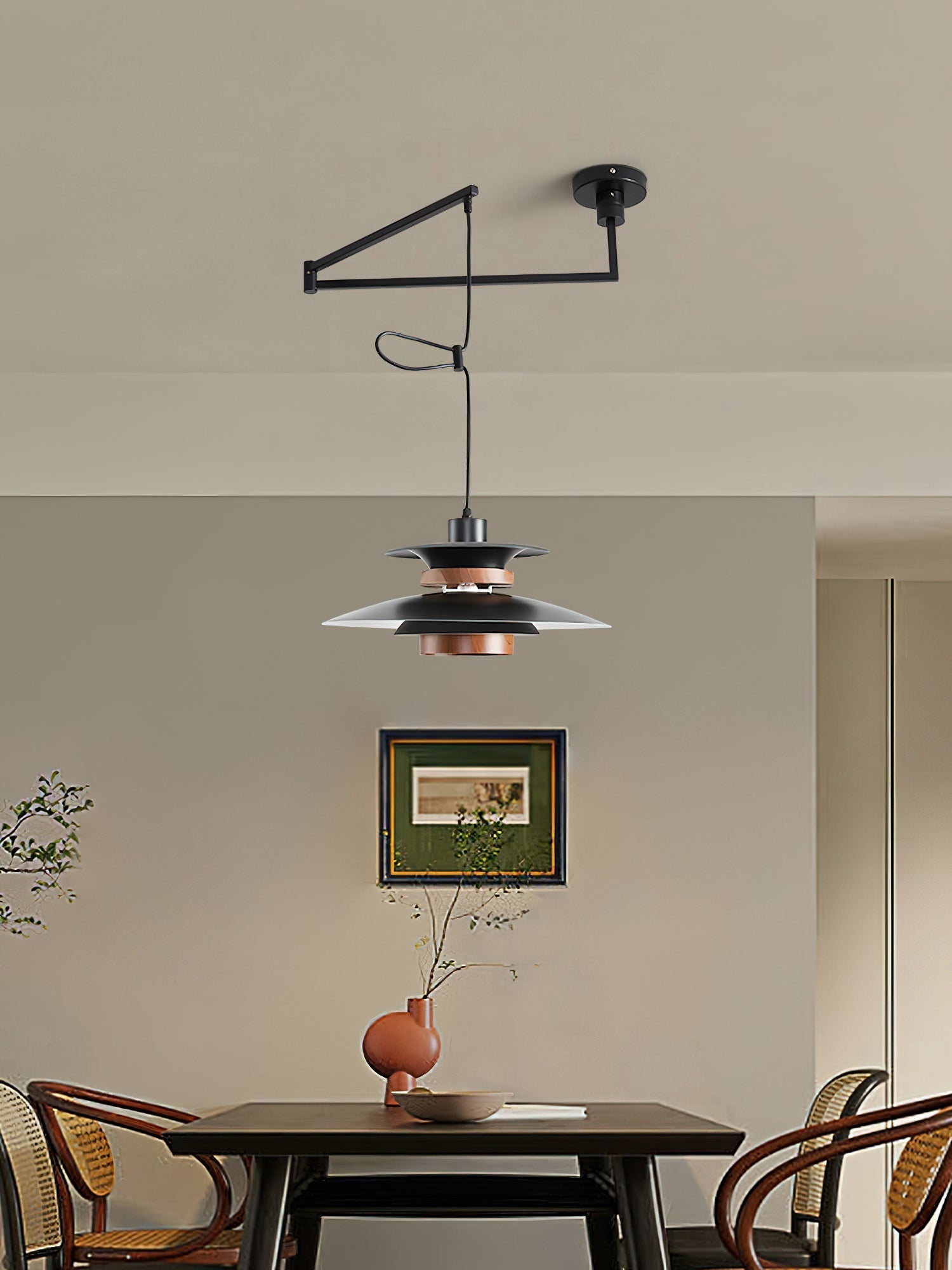 Virelith Suspension Industrielle en Acier et Bois