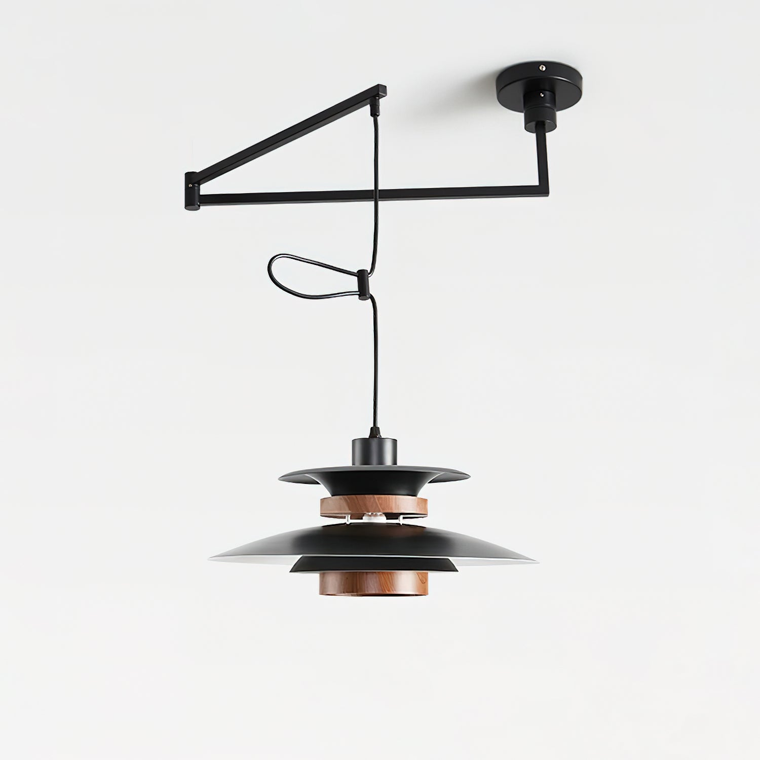 Virelith Suspension Industrielle en Acier et Bois