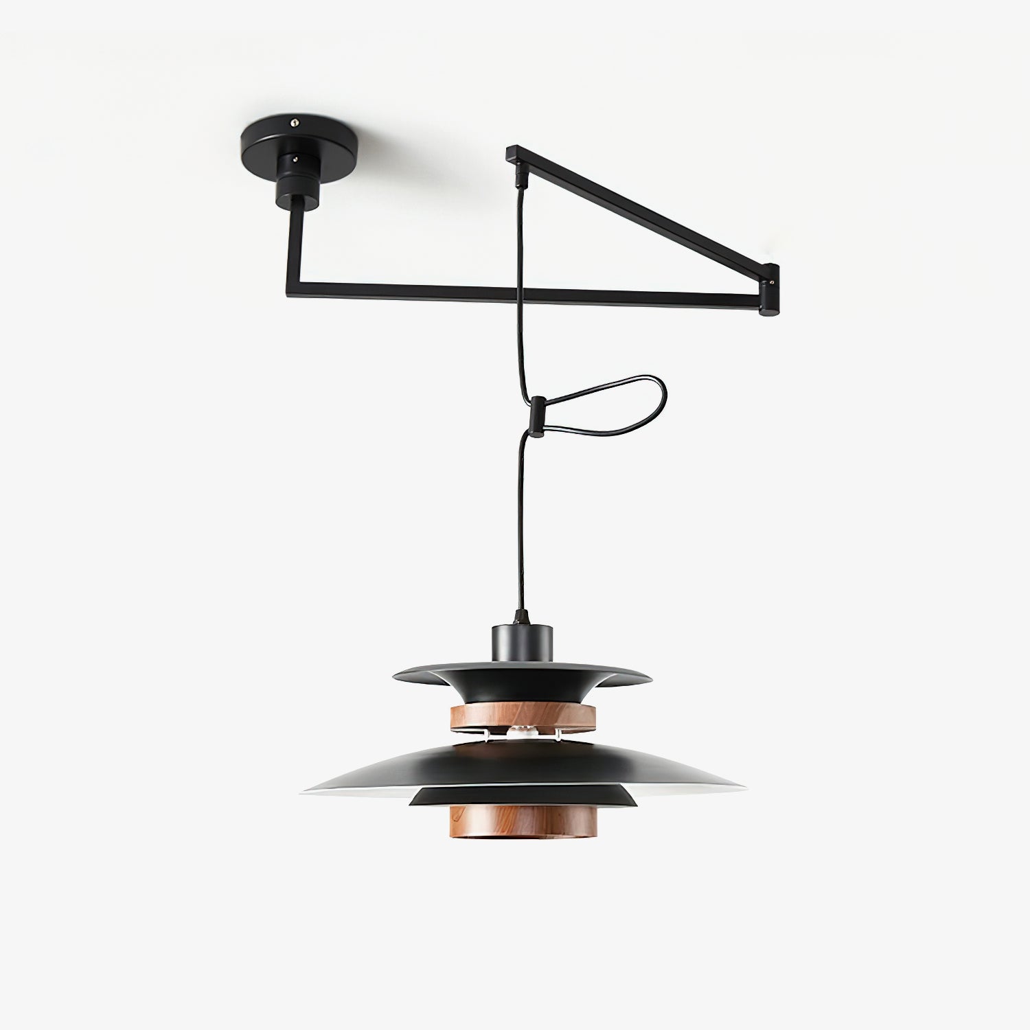 Virelith Suspension Industrielle en Acier et Bois