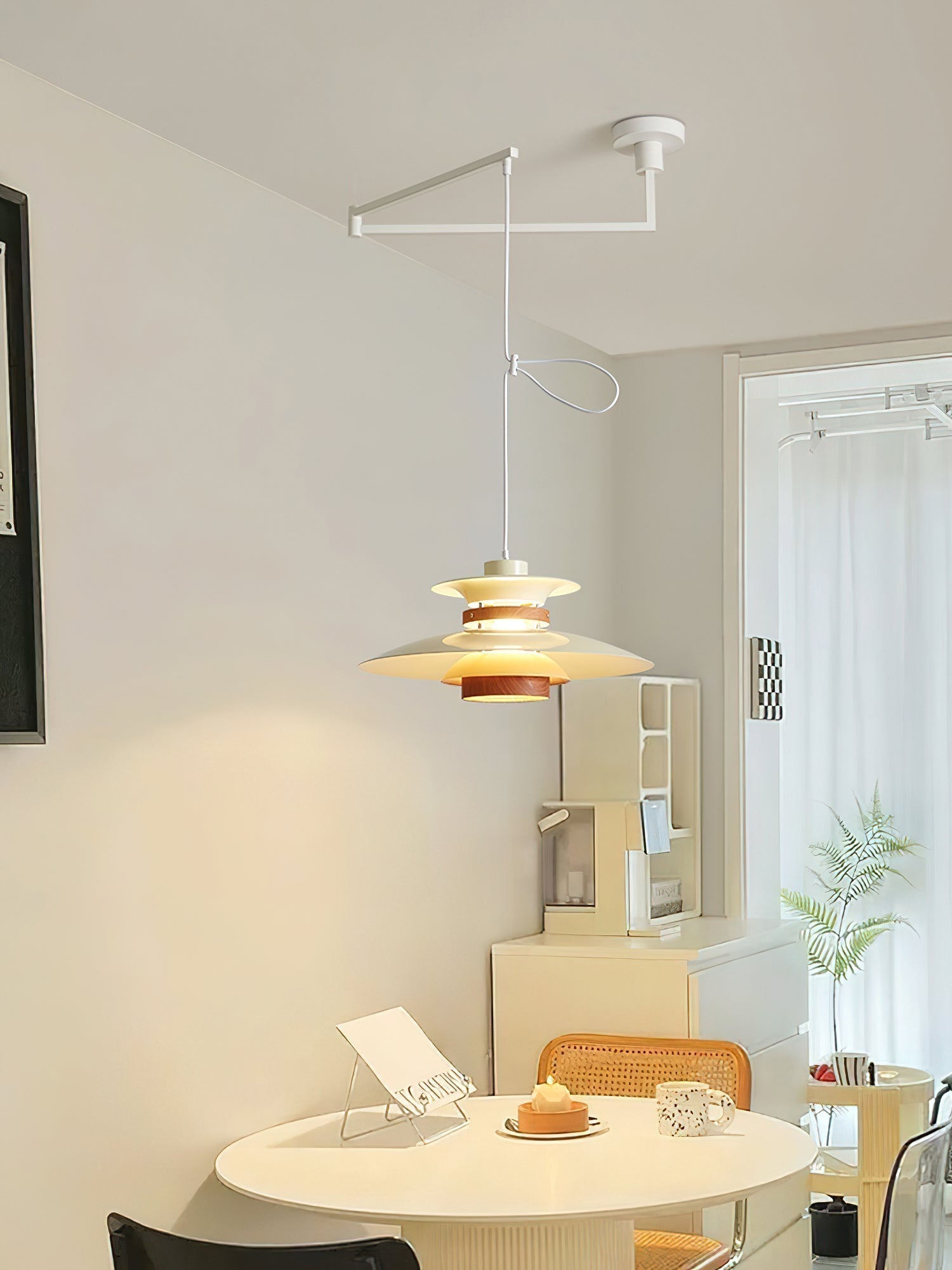 Virelith Suspension Industrielle en Acier et Bois