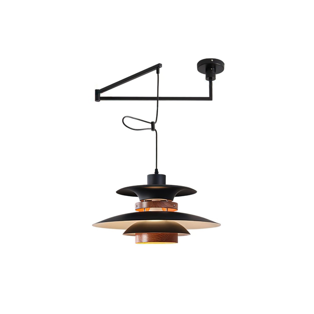 Virelith Suspension Industrielle en Acier et Bois