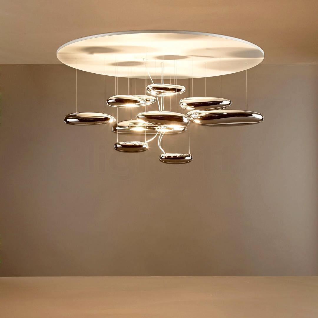 Lustra Plafonnier en Aluminium Galet