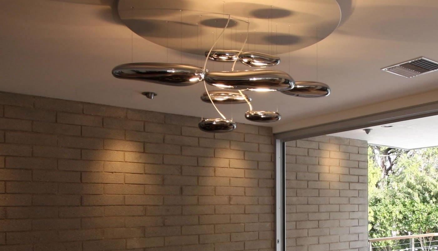 Lustra Plafonnier en Aluminium Galet
