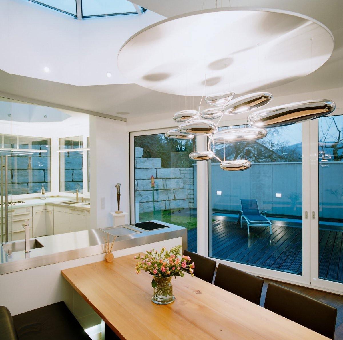 Lustra Plafonnier en Aluminium Galet