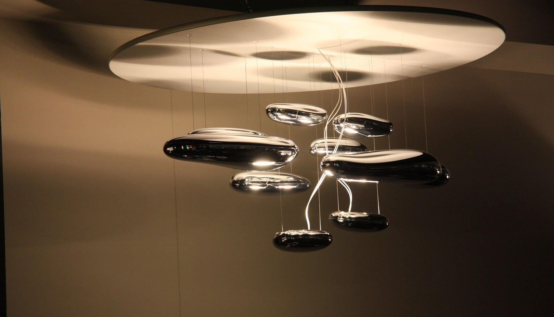Lustra Plafonnier en Aluminium Galet