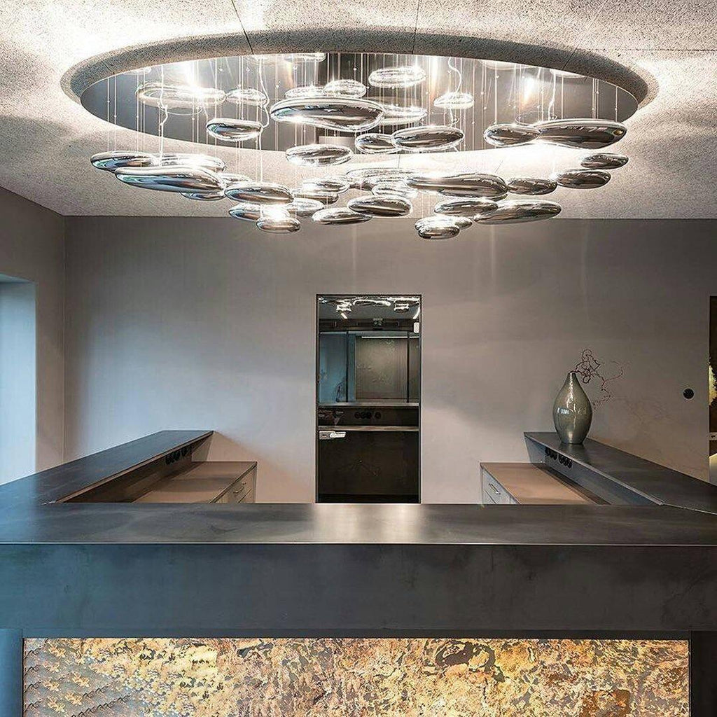 Lustra Plafonnier en Aluminium Galet