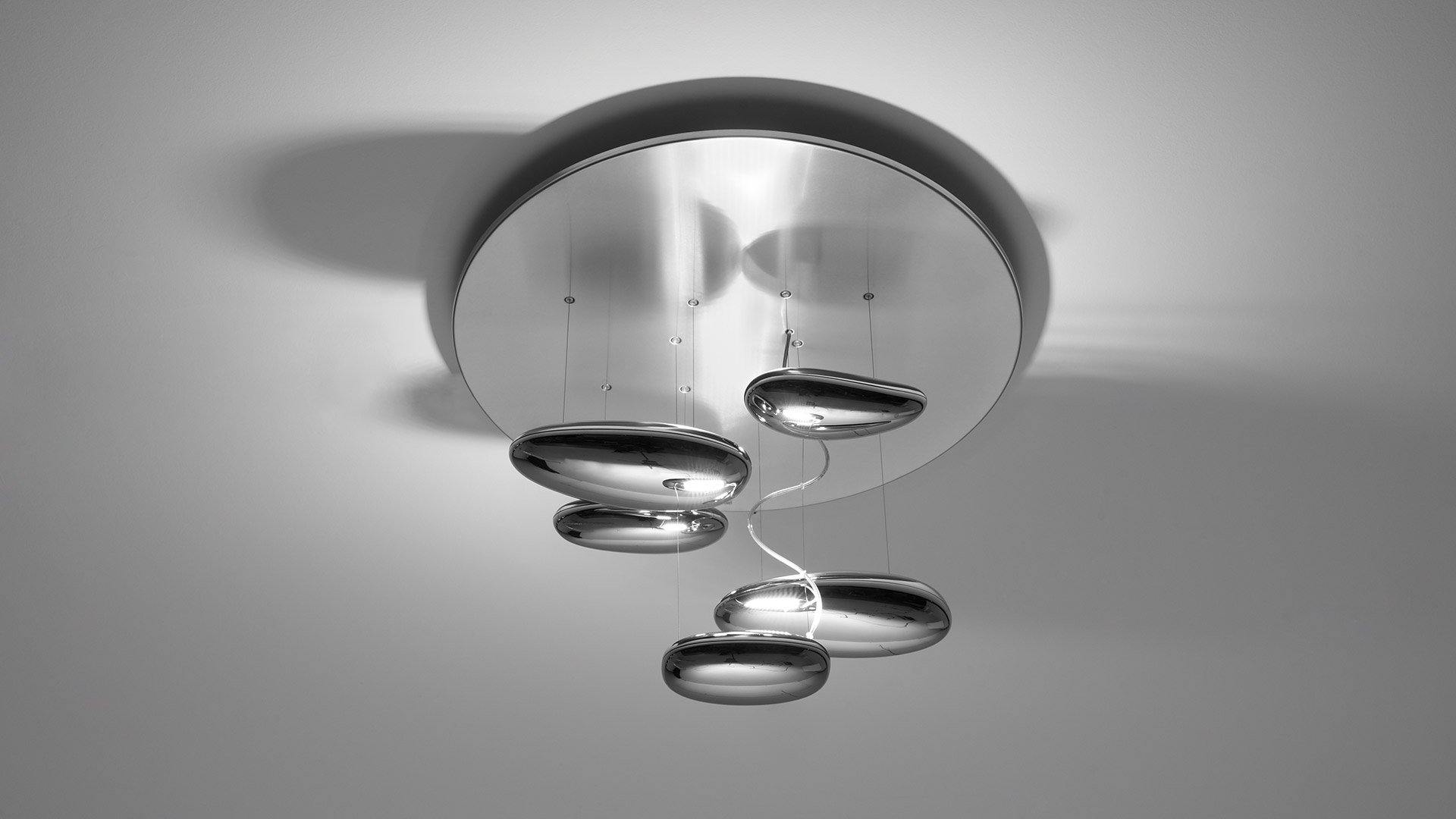 Lustra Plafonnier en Aluminium Galet
