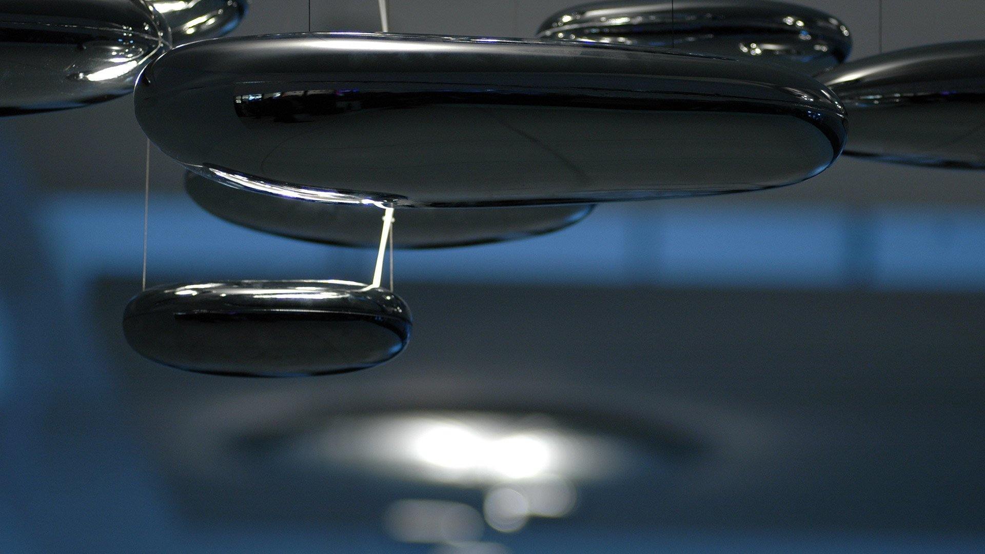Lustra Plafonnier en Aluminium Galet