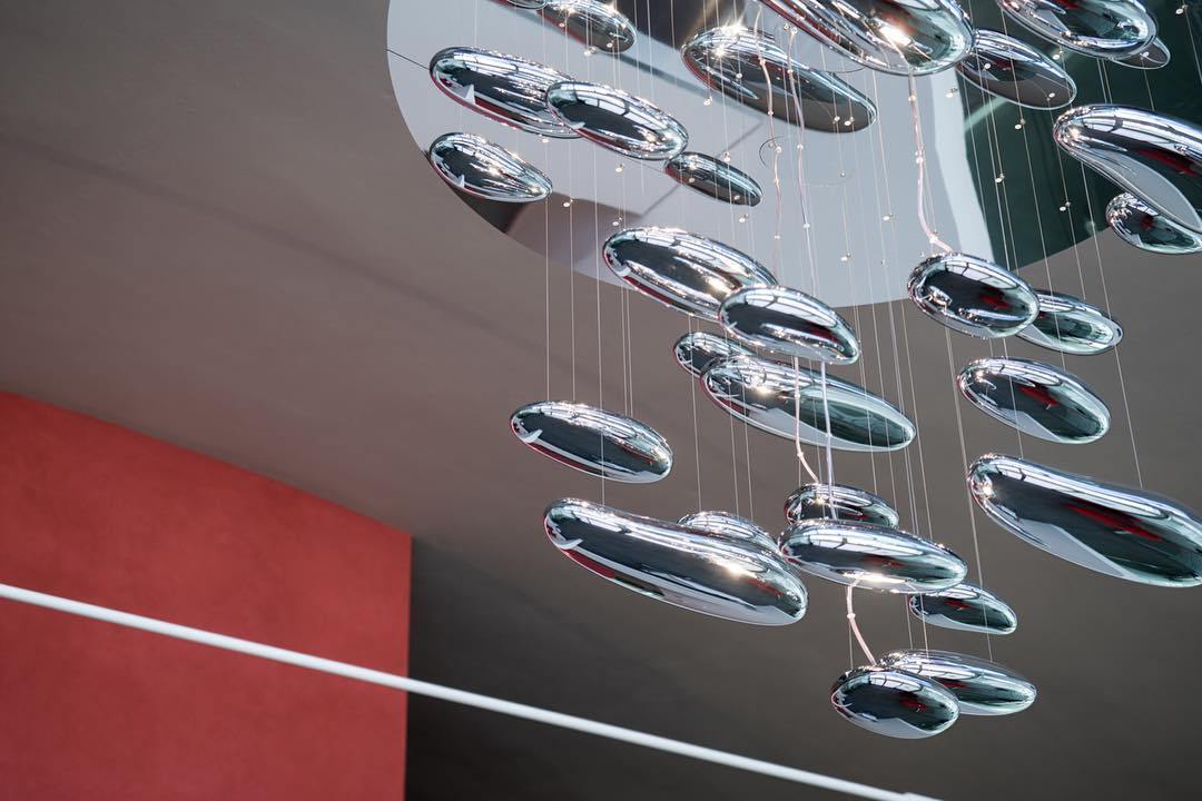 Lustra Plafonnier en Aluminium Galet
