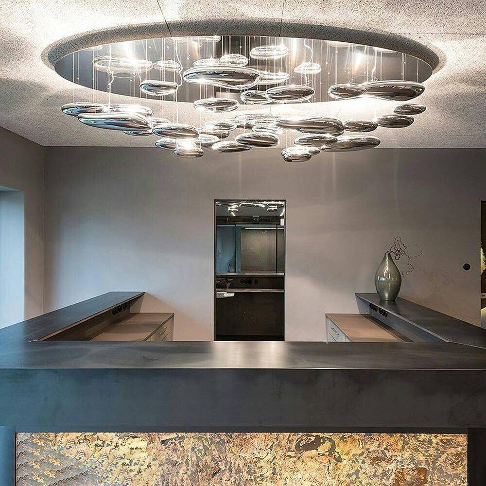 Lustra Plafonnier en Aluminium Galet