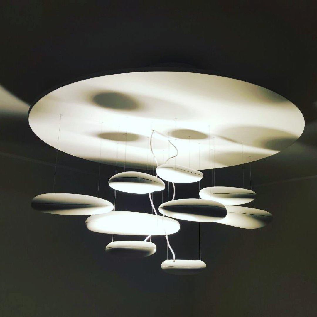 Lustra Plafonnier en Aluminium Galet