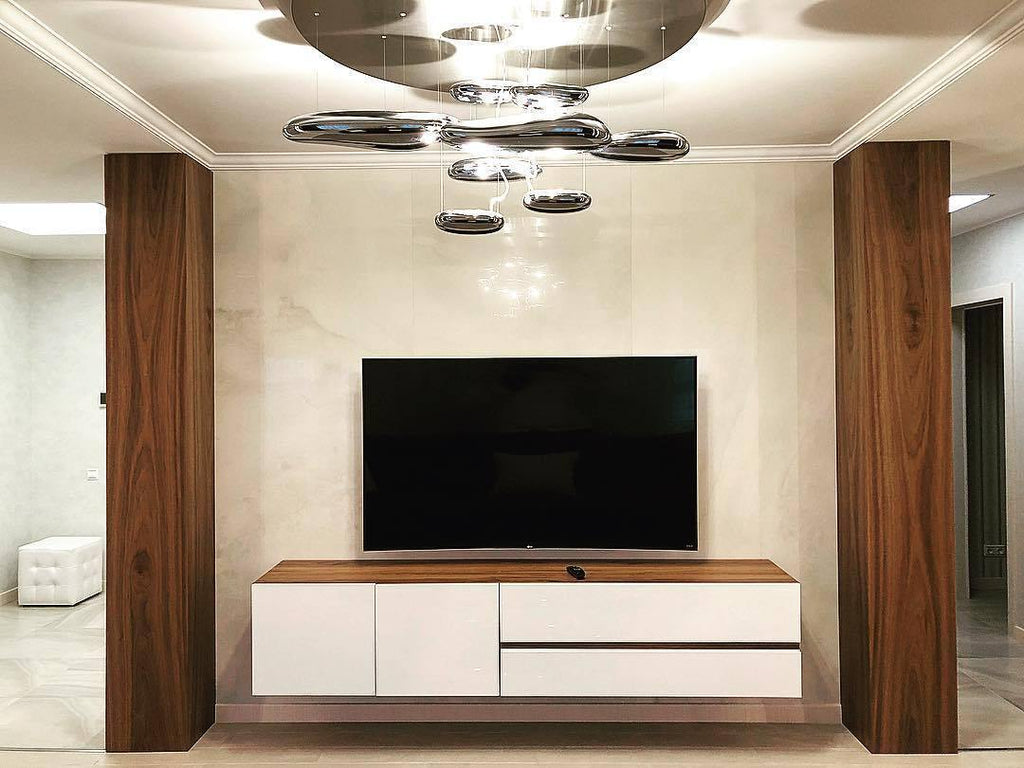 Lustra Plafonnier en Aluminium Galet