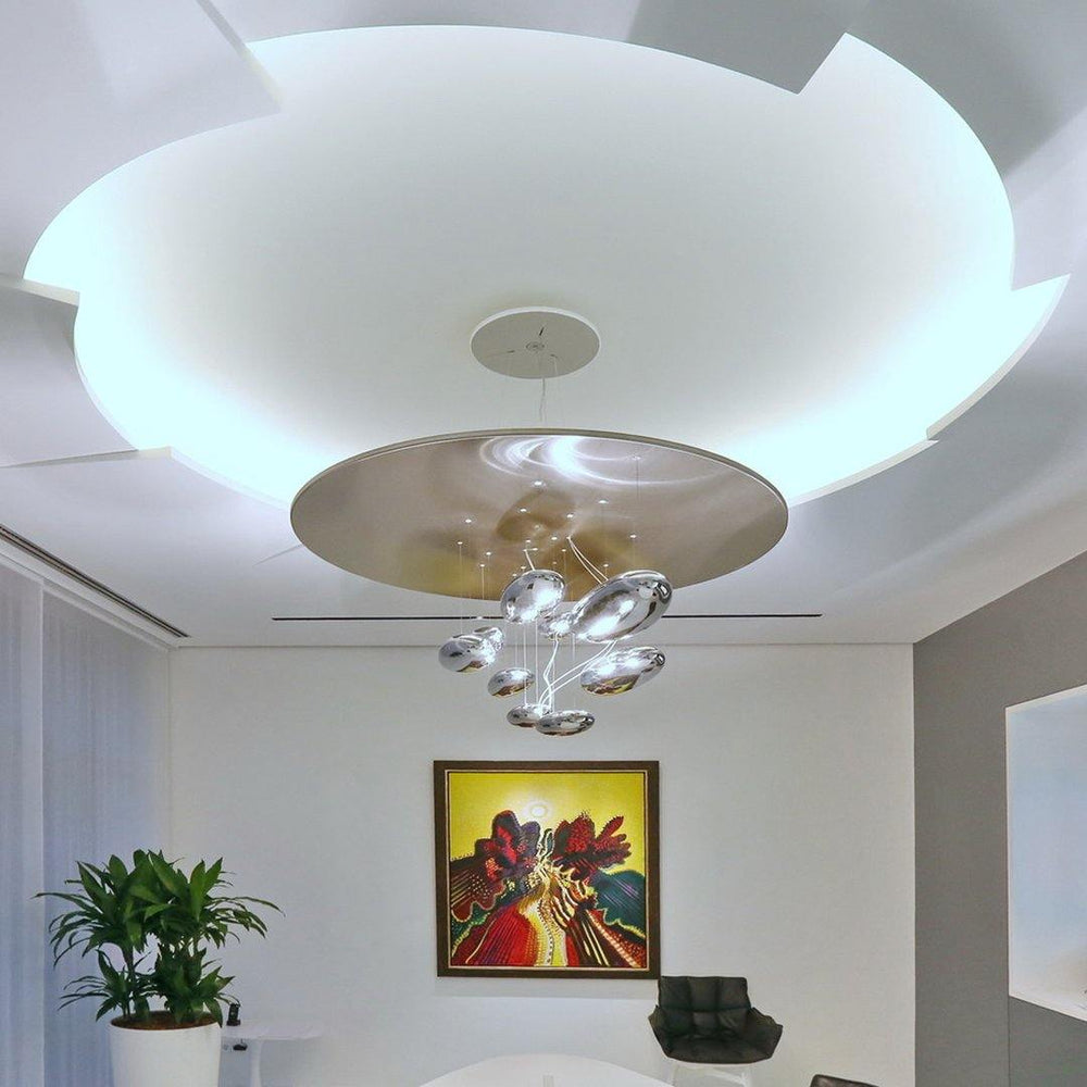 Lustra Plafonnier en Aluminium Galet