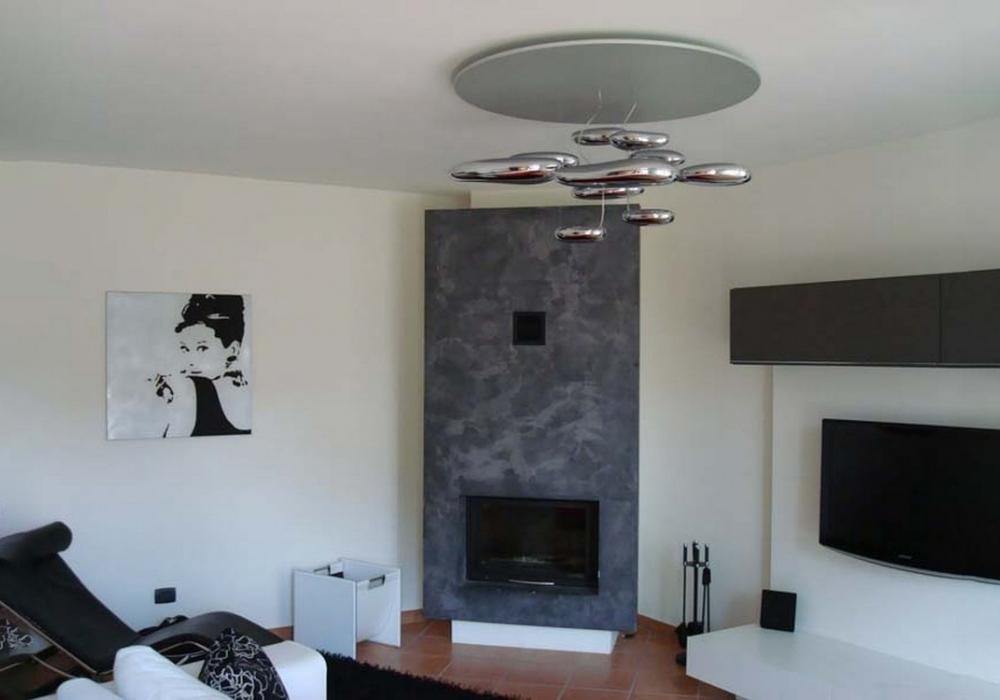 Lustra Plafonnier en Aluminium Galet