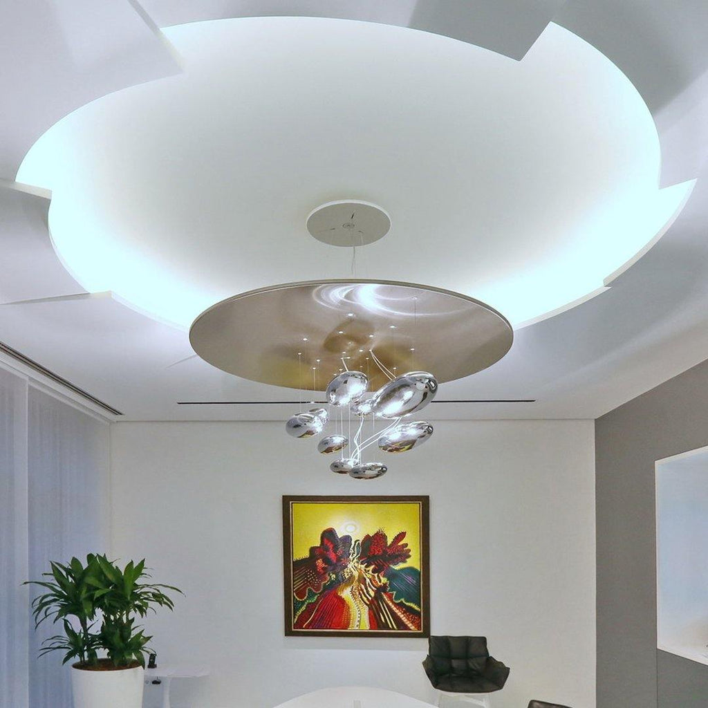 Lustra Plafonnier en Aluminium Galet