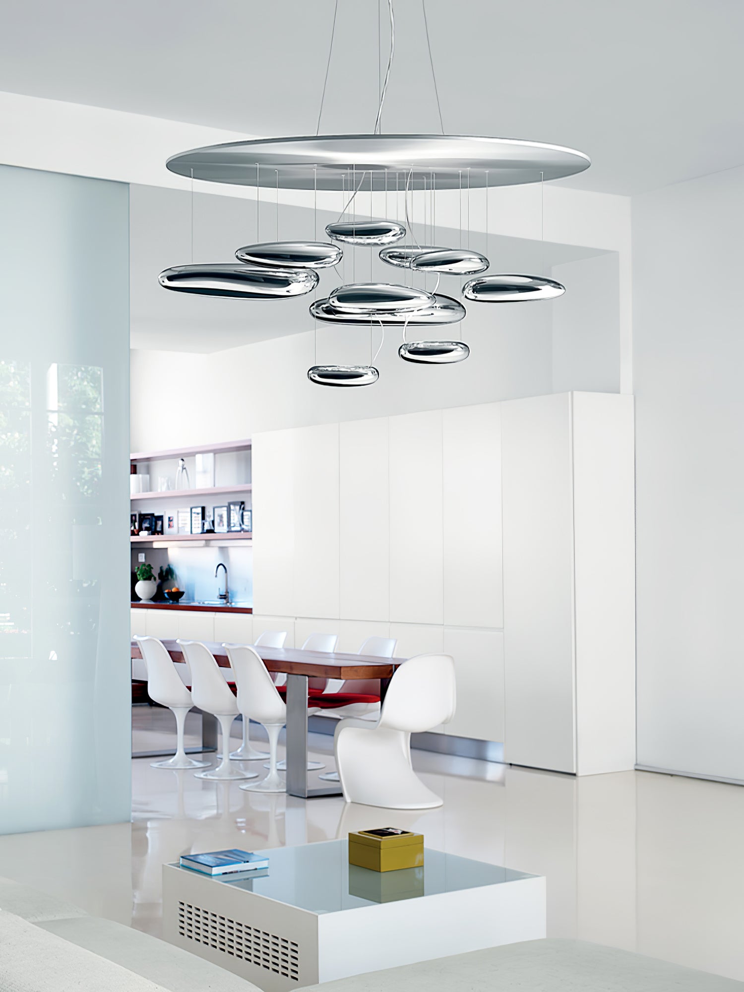 Lustra Plafonnier en Aluminium Galet