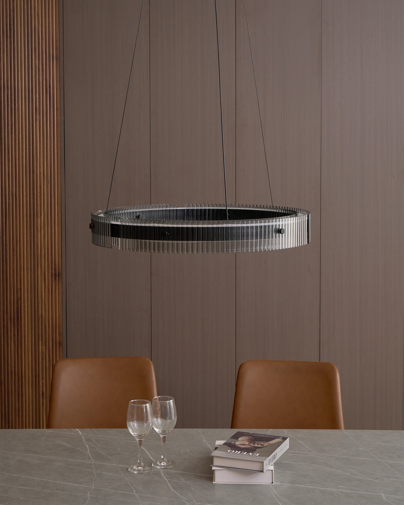 Lustra Lustre Anneau Minimaliste LED