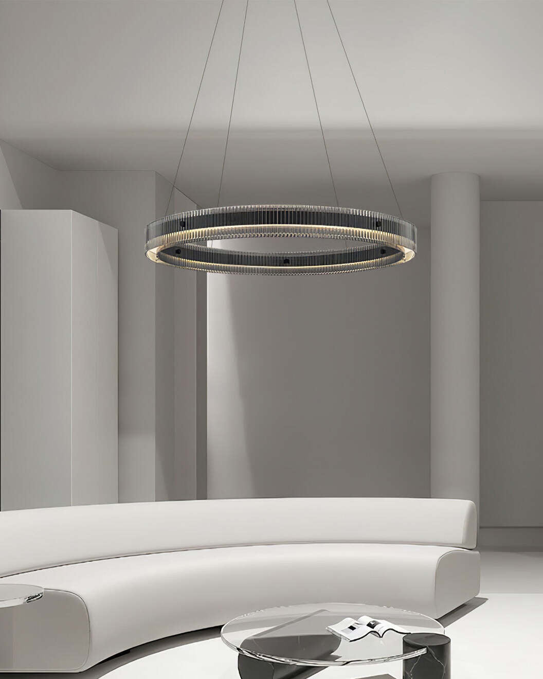 Lustra Lustre Anneau Minimaliste LED