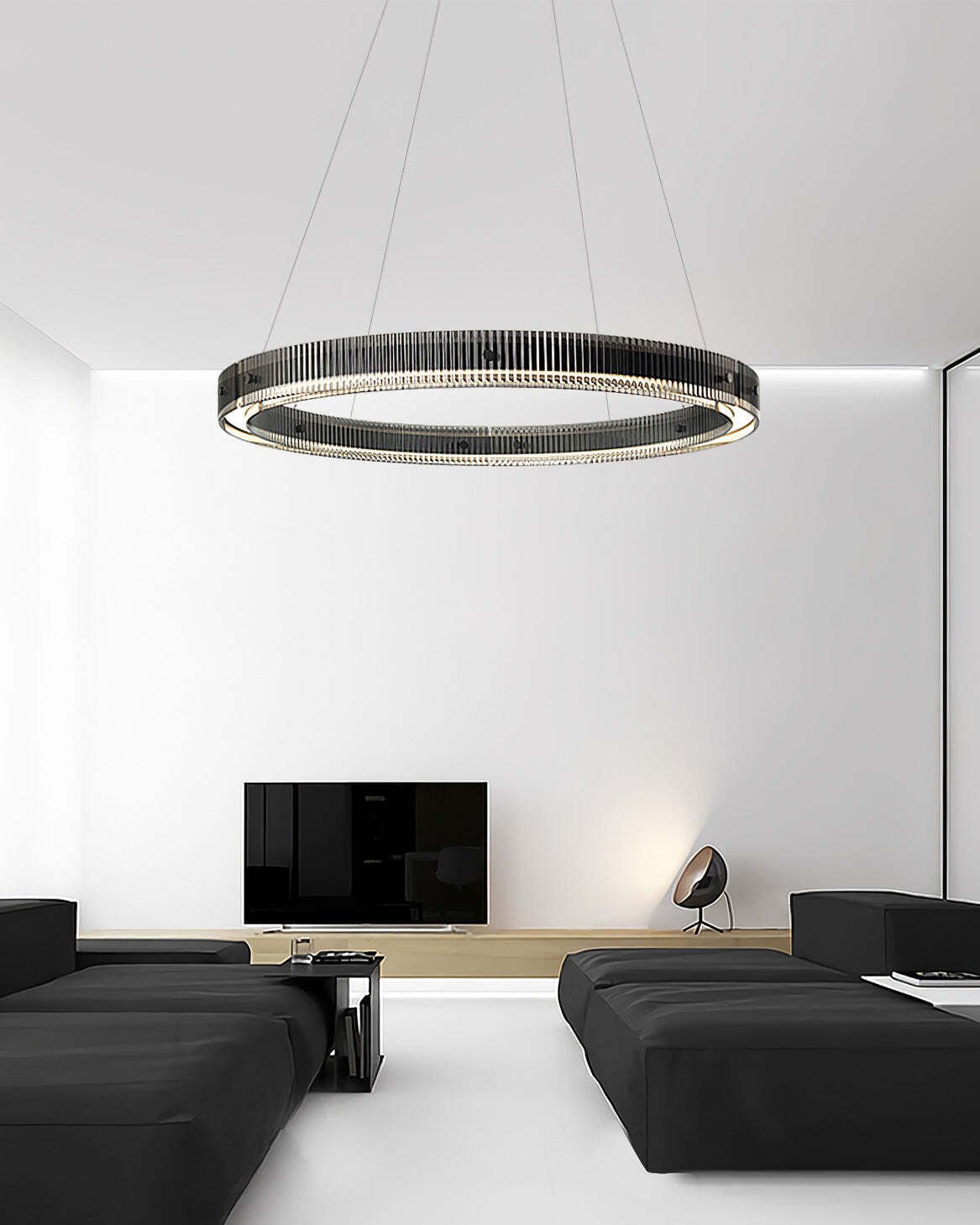 Lustra Lustre Anneau Minimaliste LED