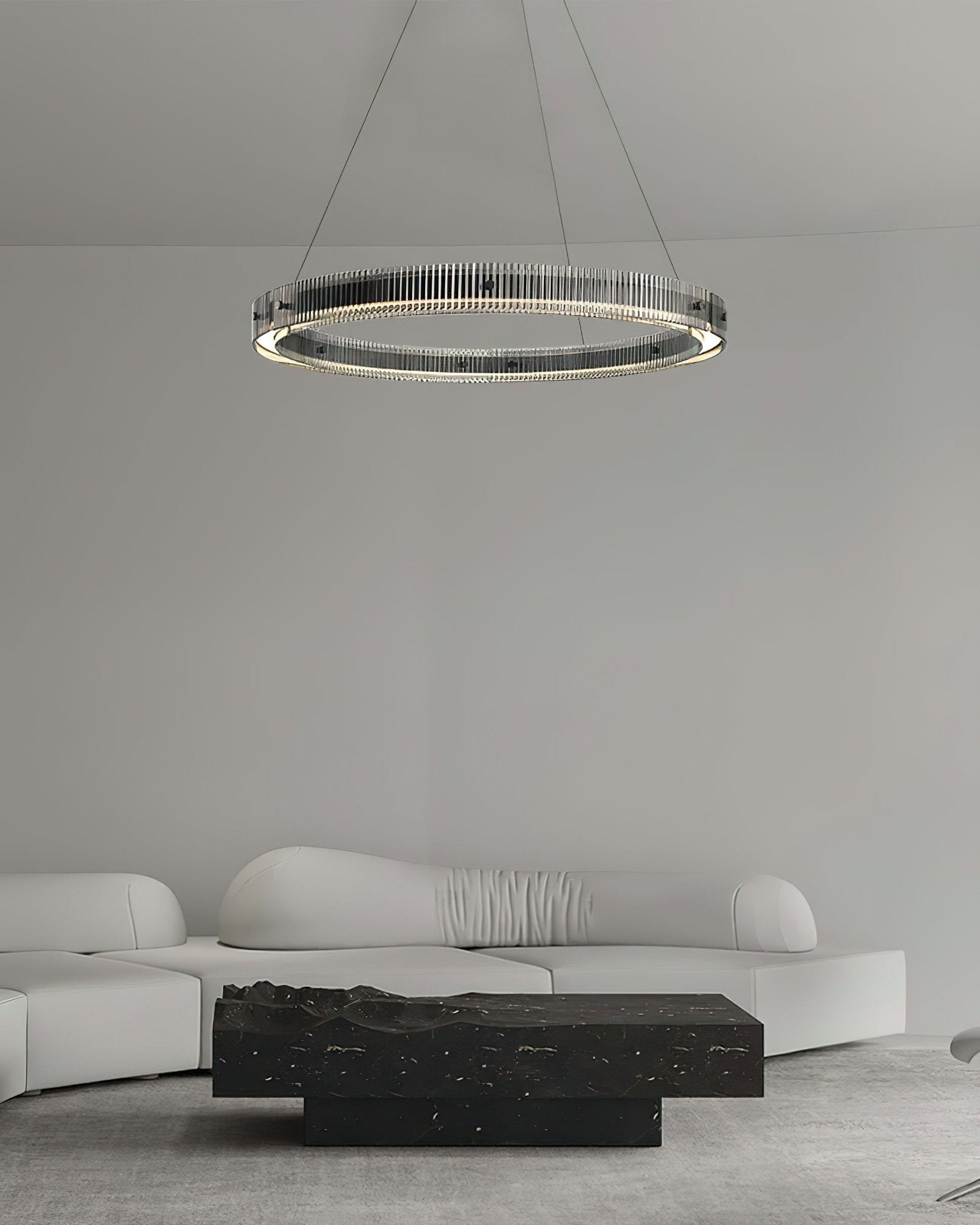 Lustra Lustre Anneau Minimaliste LED