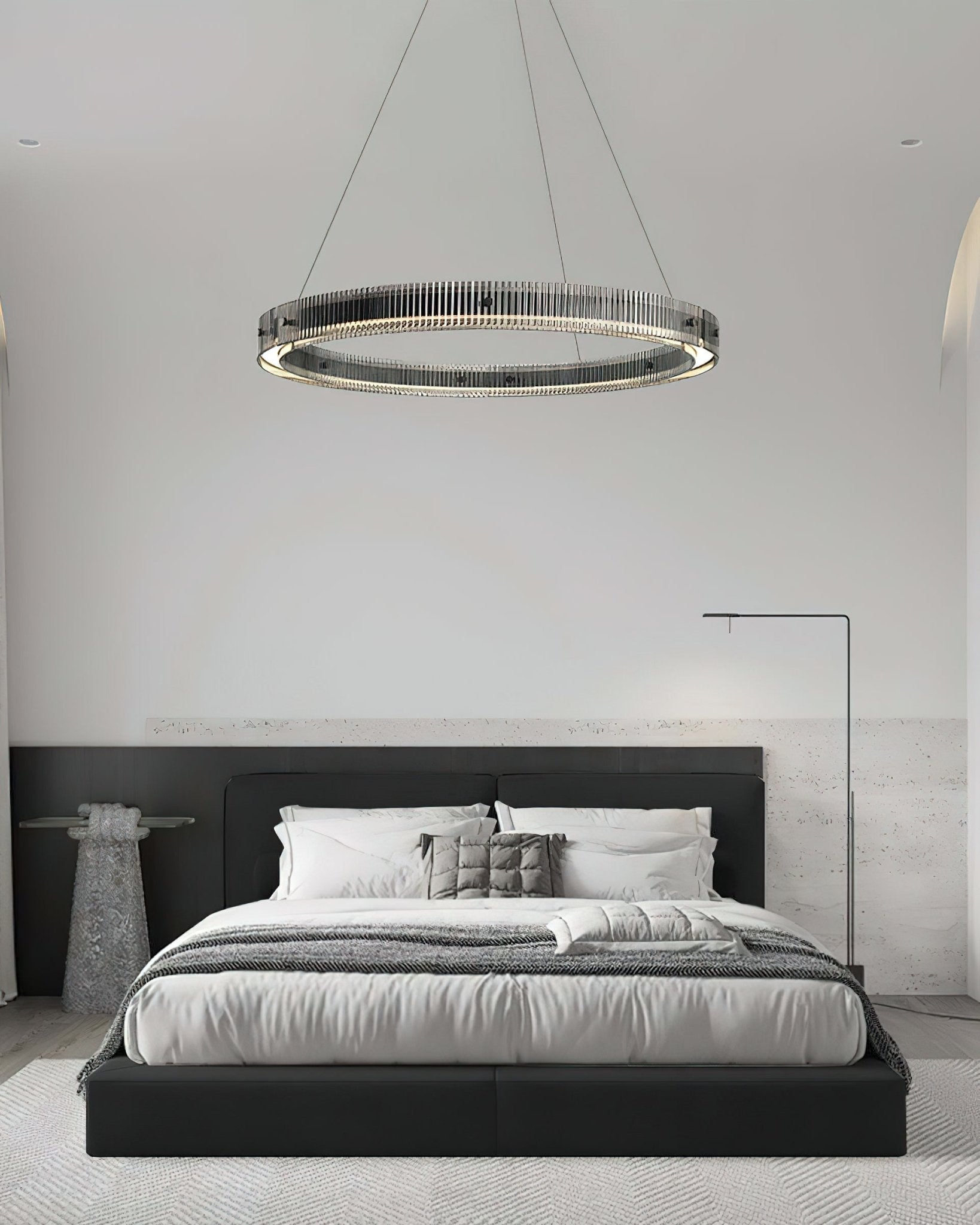 Lustra Lustre Anneau Minimaliste LED