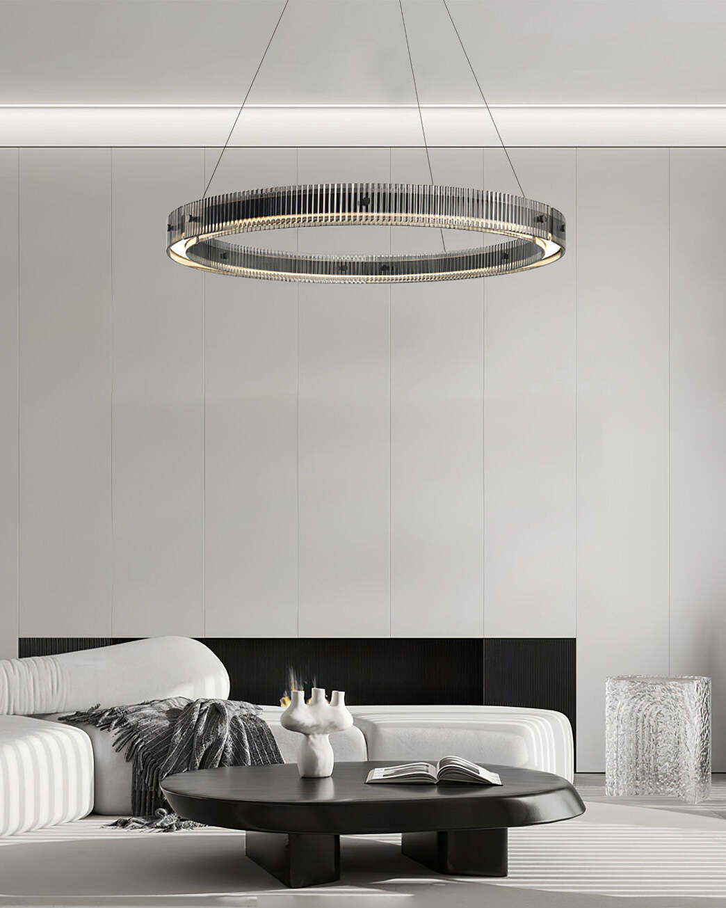 Lustra Lustre Anneau Minimaliste LED