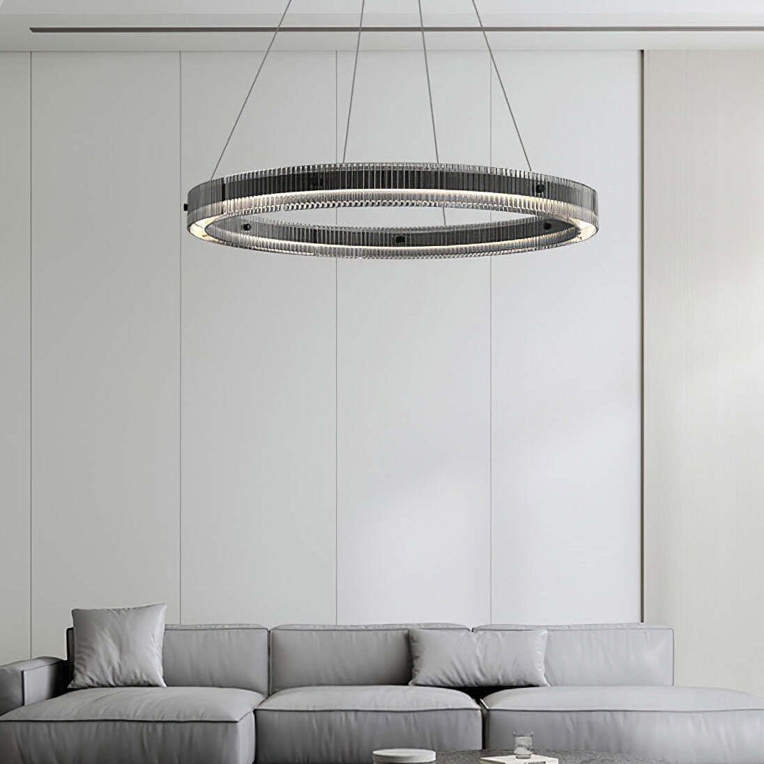 Lustra Lustre Anneau Minimaliste LED