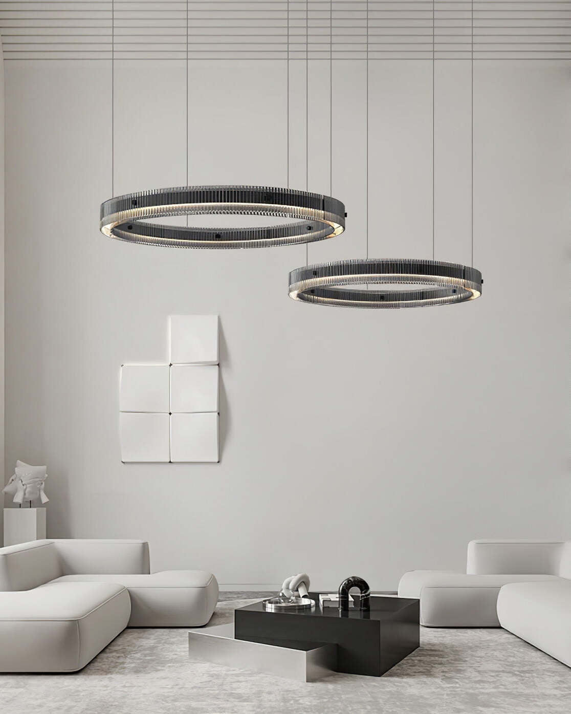 Lustra Lustre Anneau Minimaliste LED