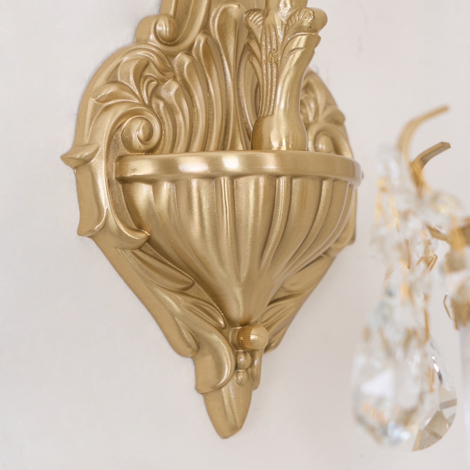 Elosia Lustra Applique Murale Double Dorée Élégante