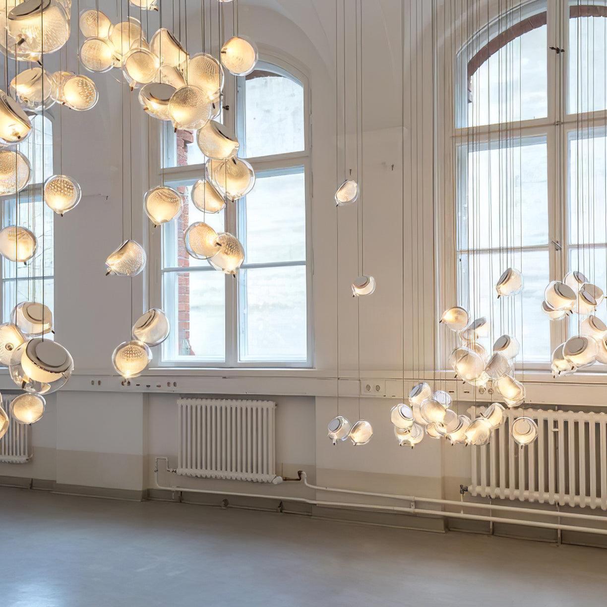 Sfera Lustre Moderne Minimaliste en Verre
