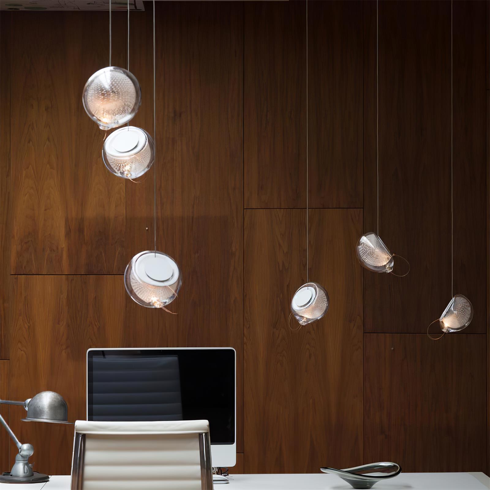 Sfera Lustre Moderne Minimaliste en Verre