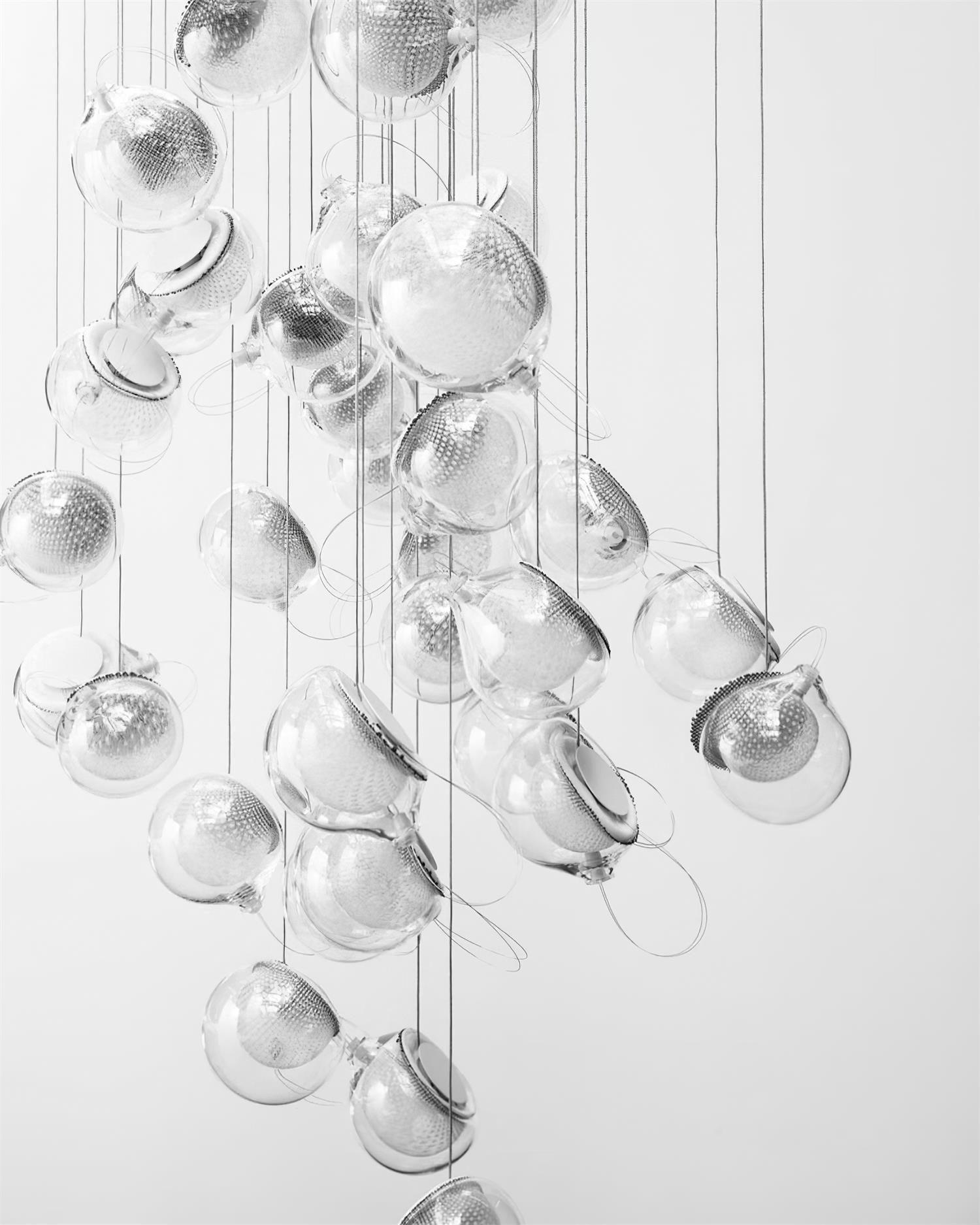 Sfera Lustre Moderne Minimaliste en Verre