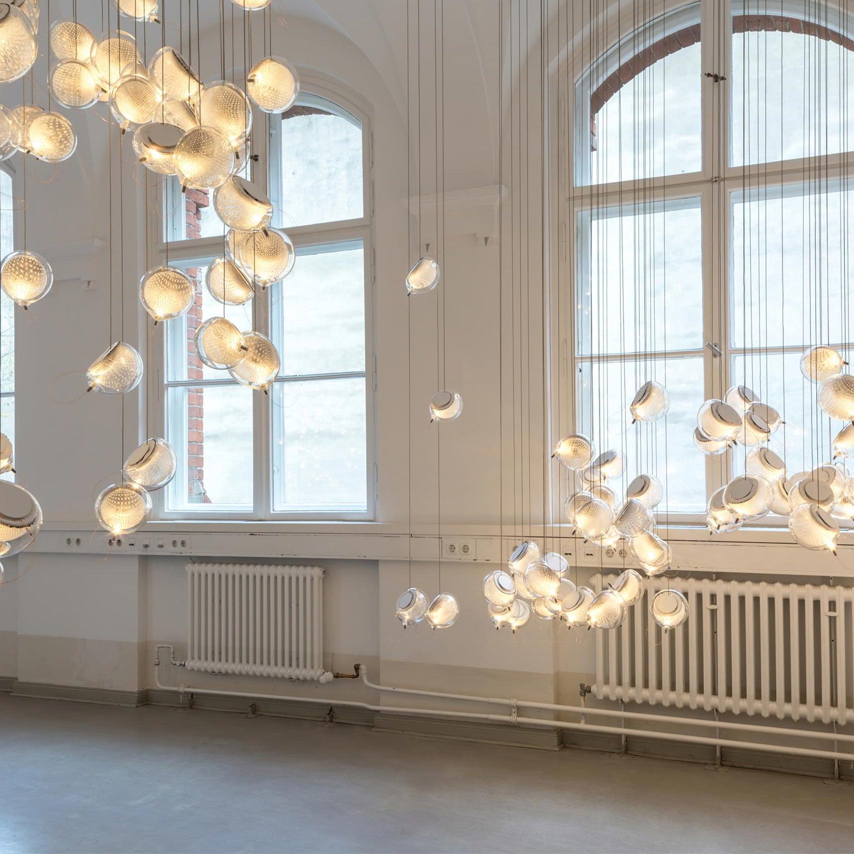 Sfera Lustre Moderne Minimaliste en Verre