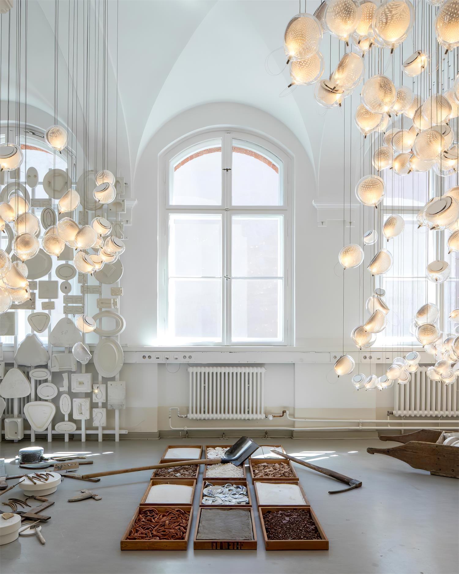 Lunacen Suspension en Verre Artistique